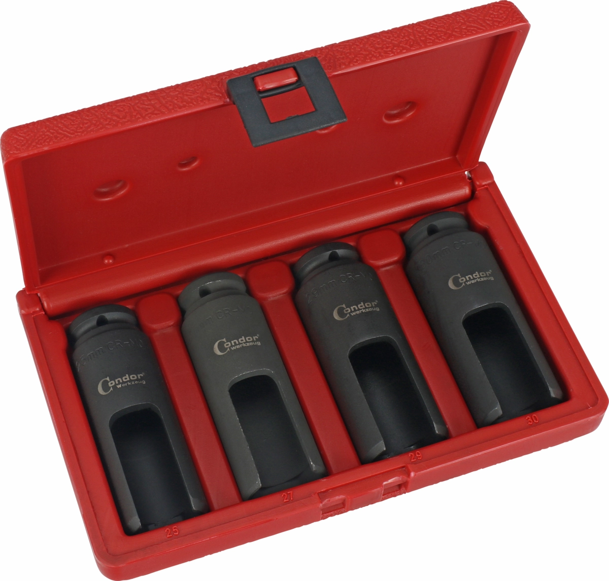 Einsätze für Dieselinjektoren, 4-tlg., 1/2", PSA, SW25-30