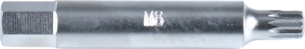 Bit, Rundschaft, Vielzahn M8x75 mm